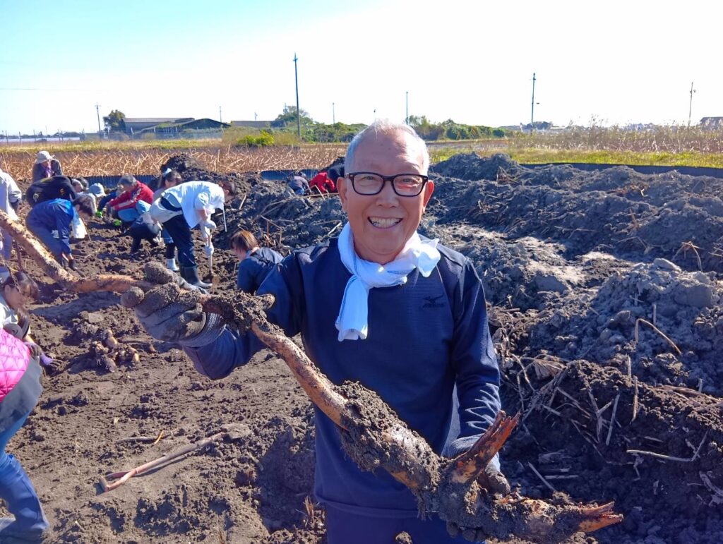 2025年11月16日　れんこん掘り体験